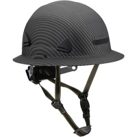 Casque Fibre Metal de style escalade avec bordure compl&egrave;te, R&eacute;pond aux normes CSA type 2, Suspension Rochet, Non ventil&eacute; Trail Hammer and Bolt