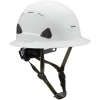 Casque Fibre Metal de style escalade avec bordure compl&egrave;te, R&eacute;pond aux normes CSA type 2, Suspension Rochet, Ventil&eacute; Trail Hammer and Bolt