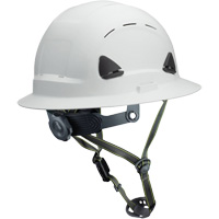 Casque Fibre Metal de style escalade avec bordure compl&egrave;te, R&eacute;pond aux normes CSA type 2, Suspension Rochet, Ventil&eacute; Trail Hammer and Bolt