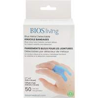 Blue Bandages, Knuckle, 3", Fabric Metal Detectable, Sterile Trail Hammer and Bolt