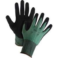 Lightweight High-Dexterity Cut-Resistant Gloves, Size 7, 21 Gauge, Foam Nitrile Coated, Stainless Steel/HPPE Shell, ASTM ANSI Level A3 Trail Hammer and Bolt