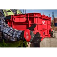 Anti-Vibration Work Gloves, Size Small, Synthetic Palm Trail Hammer and Bolt