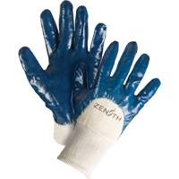 Medium-Weight Interlock Lined Gloves, 10/X-Large, Nitrile Coating, Cotton Shell Trail Hammer and Bolt