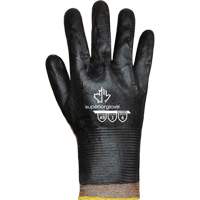 Dexterity Pro Gloves, Size 7, 21 Gauge, Foam Nitrile Coated, TenActiv Shell, ASTM ANSI Level A9 Trail Hammer and Bolt