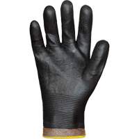 Dexterity Pro Gloves, Size 7, 21 Gauge, Foam Nitrile Coated, TenActiv Shell, ASTM ANSI Level A9 Trail Hammer and Bolt