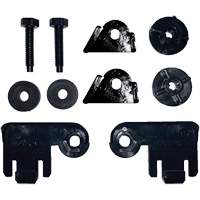 Black A5 Adapter Set for Slotted Hardcaps Trail Hammer and Bolt