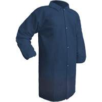 Care Lab Coat, Polypropylene, Medium, Blue Trail Hammer and Bolt