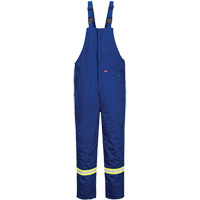Bizflame&reg; 88/12 Insulated Bib Pants, Cotton/Nylon, Small, Blue Trail Hammer and Bolt