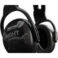 left/RIGHT Earmuff, Headband, 25 NRR dB Trail Hammer and Bolt