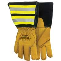Powerline Water-Resistant Gloves, Leather, Medium Trail Hammer and Bolt