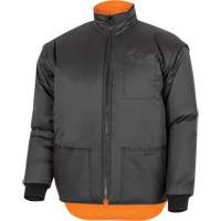 5056 Pioneer&reg; Yukon 7-in-1 Waterproof Winter Safety Parka, Polyester, Black/High Visibility Orange, X-Small Trail Hammer and Bolt