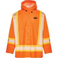 Imperm&eacute;able R804 Hurricane, Petit, Orange haute visibilit&eacute; Trail Hammer and Bolt