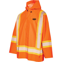 Imperm&eacute;able R804 Hurricane, Petit, Orange haute visibilit&eacute; Trail Hammer and Bolt