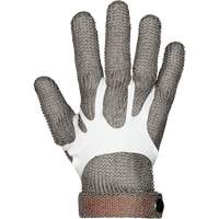 MMG Food Safe Metal Chainmail Gloves, Size 2X-Small, Stainless Steel Shell, ASTM ANSI Level A9 Trail Hammer and Bolt