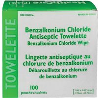 Serviette au chlorure de benzalkonium BZK, Serviette, Antiseptique Trail Hammer and Bolt