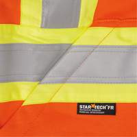 Heavyweight Safety Hoodie, Women's, X-Small, High Visibility Orange Trail Hammer and Bolt
