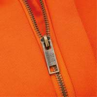 Heavyweight Safety Hoodie, Women's, X-Small, High Visibility Orange Trail Hammer and Bolt