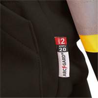Heavyweight Safety Hoodie, Women's, X-Small, Black Trail Hammer and Bolt