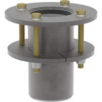 DBI-SALA&reg; Confined Space Deck Mount Base, Stainless Steel Trail Hammer and Bolt