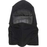 Pioneer 766A Flame-Resistant Quilted Hard Hat Liner with Detachable Mouthpiece, Black/Grey, Cotton/FR-Tech&reg;/Modacrylic/Nylon Trail Hammer and Bolt
