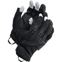 Gants de d&eacute;clenchement r&eacute;sistants aux chocs X-Site, Paume Su&egrave;de, Taille T-petit Trail Hammer and Bolt