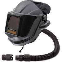 MAXSHIELD&reg; Supplied Air Respirator Shield & Flip-Front Welding with ADF Lens & Control Valve, Universal, Facepiece Trail Hammer and Bolt
