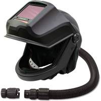 DEFENDER Supplied Air Respirator Shield & Flip-Front Welding Helmet with ADF & Cooler, Universal, Facepiece Trail Hammer and Bolt