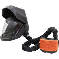 Visi&egrave;re rabattable PEAKAIR DEFENDER & ensemble de souffleur X90VX, Respirateur &agrave; masque/Masque de soudage, Pile Lithium-ion Trail Hammer and Bolt