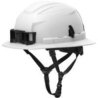 BOLT Full Brim Safety Helmet, Meets CSA Type 2, Ratchet Suspension, Non-Vented Trail Hammer and Bolt