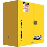 Armoire de s&eacute;curit&eacute; pour produits inflammables Utili-Guard+, 30 gal., 1 Porte(s), 43" La x 44" h x 22" p Trail Hammer and Bolt