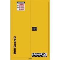 Armoire de s&eacute;curit&eacute; pour produits inflammables Utili-Guard+, 45 gal., 2 Porte(s), 43" La x 65" h x 22" p Trail Hammer and Bolt