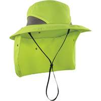 Chill-Its 8934 Ranger Hat with Neck Shade, Small/Medium, Hi-Vis Lime Trail Hammer and Bolt