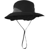 Chapeau de garde forestier 8934 Chill-Its avec prot&egrave;ge-nuque, petit/moyen, Noir Trail Hammer and Bolt