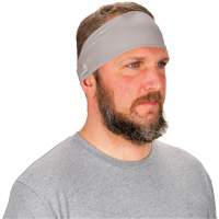 Bandeau de refroidissement en tricot haute performance Chill-Its 6634, Gris Trail Hammer and Bolt