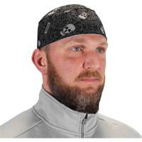 Calotte haute performance avec bandeau en &eacute;pong&eacute; Chill-Its 6630, Multicolore Trail Hammer and Bolt