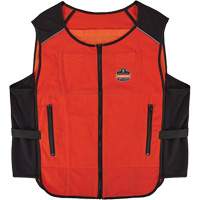 Veste de refroidissement &agrave; changement de phase l&eacute;g&egrave;re Chill-Its 6255 (veste seulement), Petit/Moyen, Orange Trail Hammer and Bolt