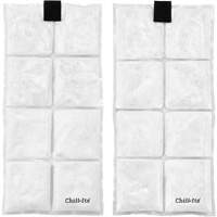 Veste de refroidissement &agrave; changement de phase l&eacute;g&egrave;re avec sachets de recharge Chill-Its 6260, Petit/Moyen, Orange Trail Hammer and Bolt