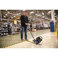 ToughStripe&reg; Max Floor Marking Tape, 2" x 100', Polyester, Black and Yellow Trail Hammer and Bolt