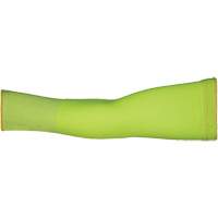 Max Cut Resistant Sleeves - Small, TenActiv, 12", ASTM ANSI Level A9, High Visibility Lime Trail Hammer and Bolt