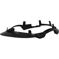 Narrow Clip-On Full Brim for RZRBack Climbing Helmet, White Trail Hammer and Bolt
