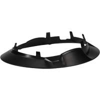 Wide Clip-On Full Brim for RZRBack Climbing Helmet, White Trail Hammer and Bolt