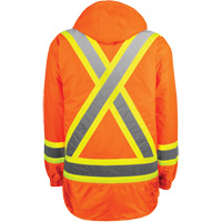 High-Visibility 7-in-1 Jacket, Polyester, High Visibility Orange, X-Small Trail Hammer and Bolt