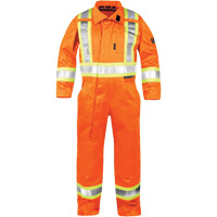 Combinaison ignifuge haute visibilit&eacute;, Taille Petit, Orange Trail Hammer and Bolt