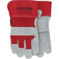 104 Mean Mother Gloves, Small, Split Cowhide Palm Trail Hammer and Bolt