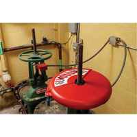 Collapsible Gate Valve Lockout Device, Wheel Type Trail Hammer and Bolt