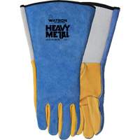 Yellow Tail MIG/TIG Welding Gloves, Grain Deerskin/Split Cowhide, Size Small Trail Hammer and Bolt