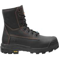 Metpro Flex Work Boots with Metguard, Leather, Size 4, Impermeable Trail Hammer and Bolt