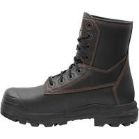 Metpro Flex Work Boots with Metguard, Leather, Size 4, Impermeable Trail Hammer and Bolt