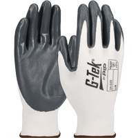 Gants en tricot sans couture G-Tek &eacute;conomiques, T-petit, R&ecirc;vetement Nitrile, Calibre 13, Enveloppe en Nylon Trail Hammer and Bolt
