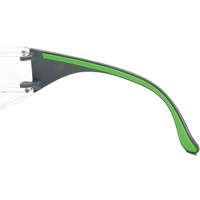 Lunettes de s&eacute;curit&eacute; gris/vert Adapt Lite, Lentille Transparent, Antibu&eacute;e/Anti-&eacute;gratignures, ANSI Z87+/R&eacute;pond ou surpasse la norme CSA Z94.3 Trail Hammer and Bolt